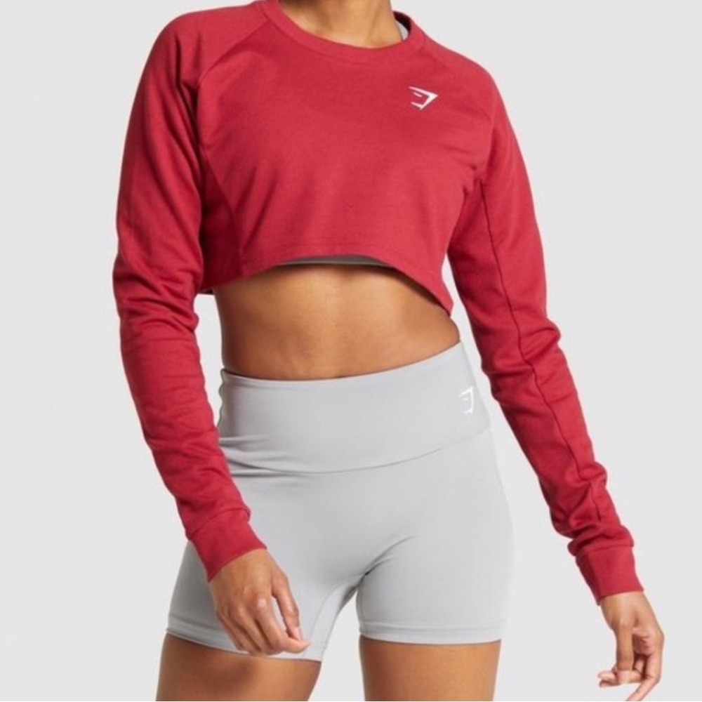 NWOT Gym Shark cropped shirt